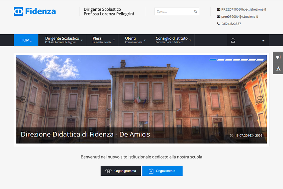 PCZeta Sviluppo Web Parma - Direzione Didattica di Fidenza