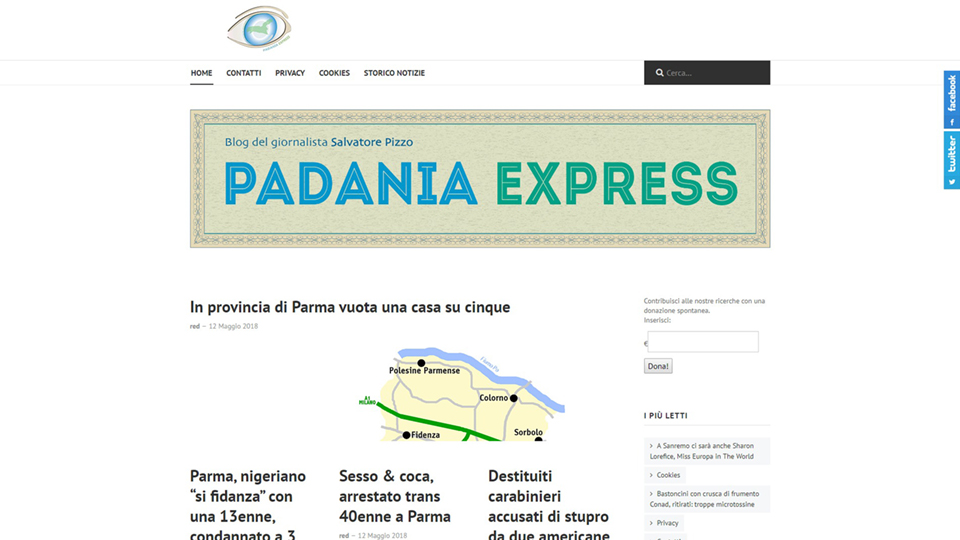 PCZeta Sviluppo Web Parma - Padania Express